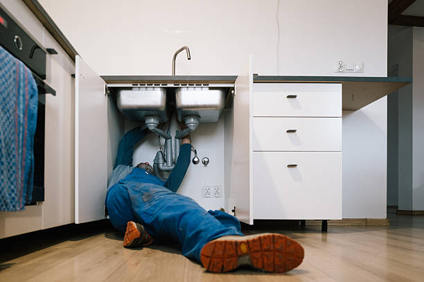 Professional Leak Detection technician working in Lignum, VA